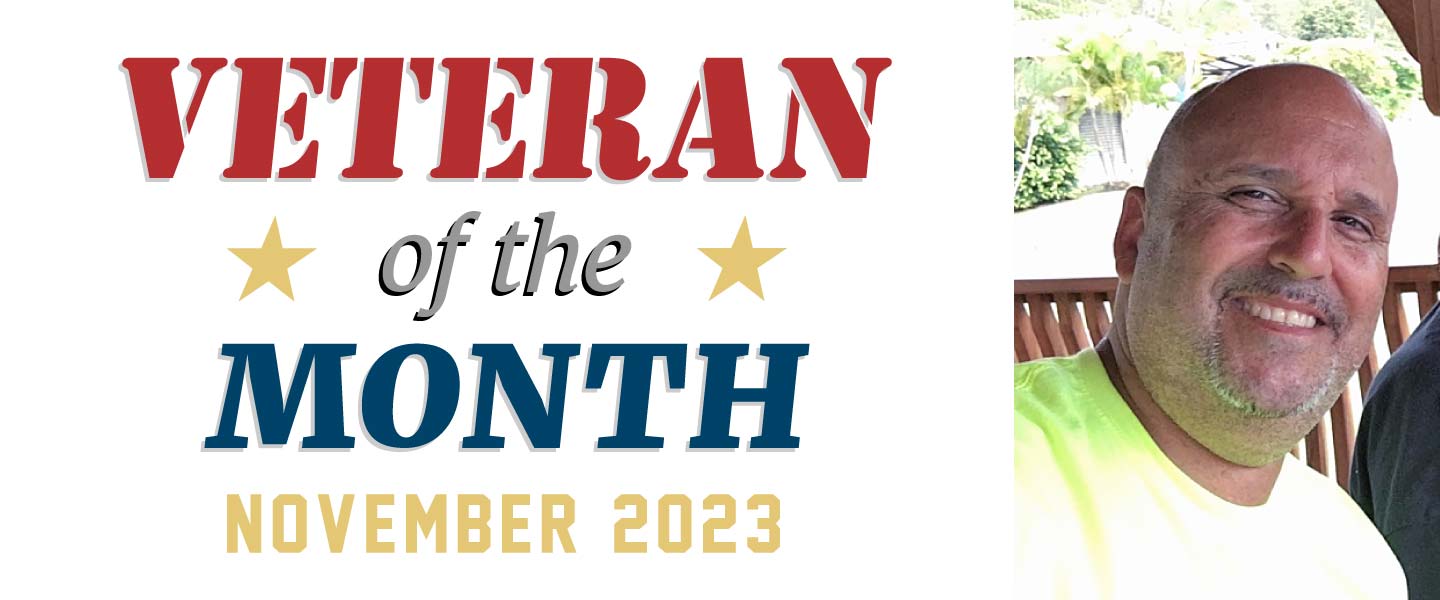 SEGAMI Veteran of the month for November 2023, Allen P. Garcia