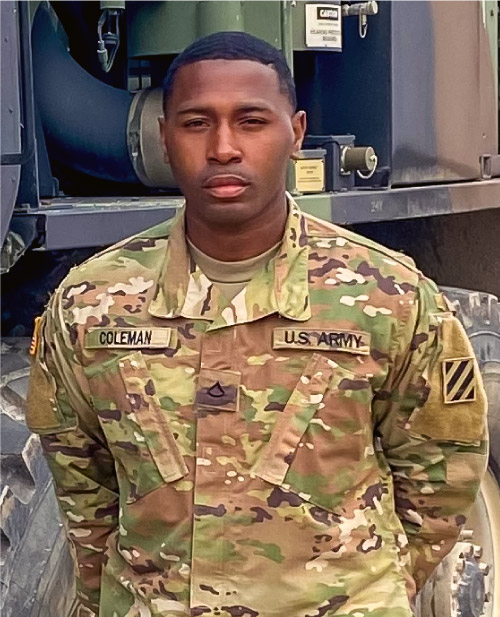 SEGAMI Veteran of the month for August 2022, Jacorey Coleman
